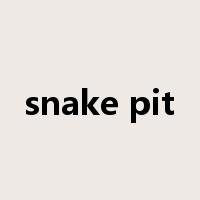 snake pit是什么意思