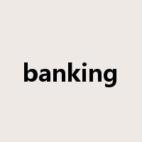 banking是什么意思
