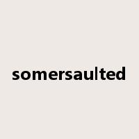 somersaulted是什么意思