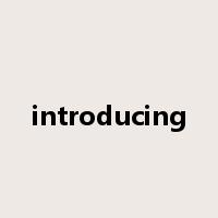 introducing是什么意思