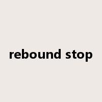 rebound stop是什么意思