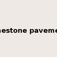 limestone pavement是什么意思