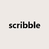 scribble是什么意思