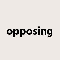 opposing是什么意思
