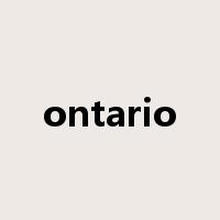 ontario是什么意思