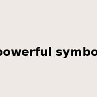 powerful symbol是什么意思