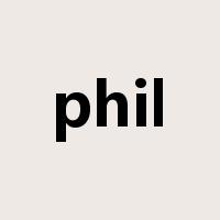 phil是什么意思