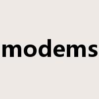 modems是什么意思