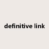 definitive link是什么意思