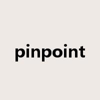 pinpoint是什么意思