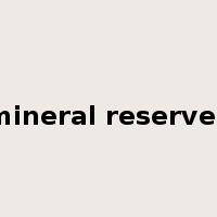 mineral reserves是什么意思