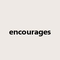 encourages是什么意思