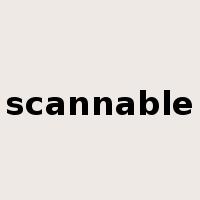 scannable是什么意思