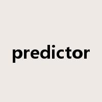 predictor是什么意思