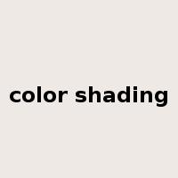 color shading是什么意思