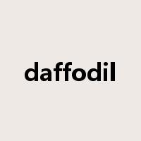 daffodil是什么意思