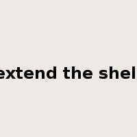 extend the shelf是什么意思