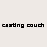 casting couch是什么意思