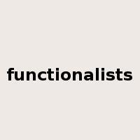 functionalists是什么意思