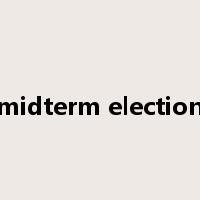 midterm election是什么意思