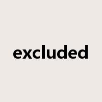 excluded是什么意思