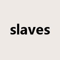 slaves是什么意思