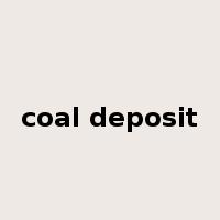 coal deposit是什么意思