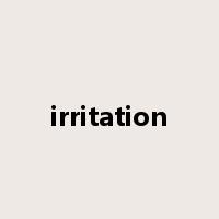 irritation是什么意思