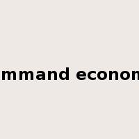 command economy是什么意思