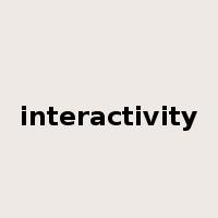 interactivity是什么意思