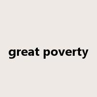 great poverty是什么意思