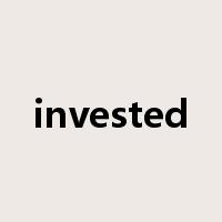 invested是什么意思