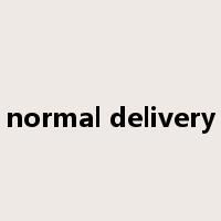 normal delivery是什么意思