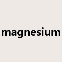 magnesium是什么意思