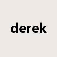 derek是什么意思