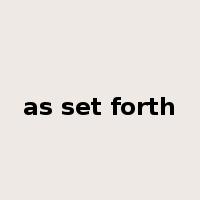 as set forth是什么意思