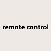 remote control是什么意思