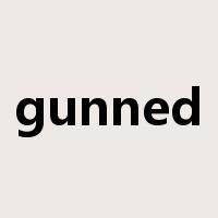 gunned是什么意思