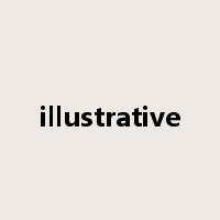 illustrative是什么意思