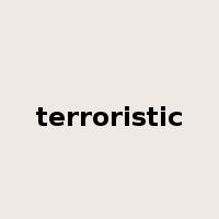 terroristic是什么意思