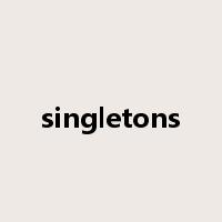 singletons是什么意思