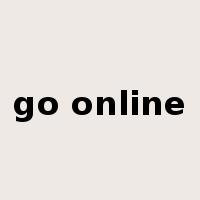 go online是什么意思