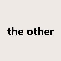 the other是什么意思