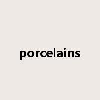 porcelains是什么意思