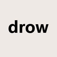 drow是什么意思