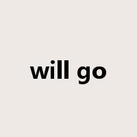 will go是什么意思
