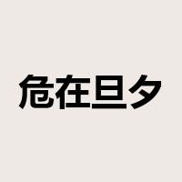 危在旦夕是什么意思