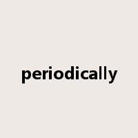 periodically是什么意思