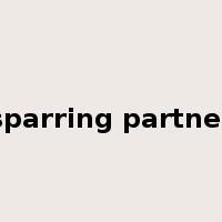 sparring partner是什么意思