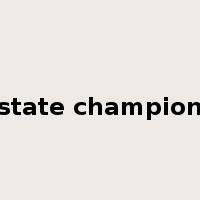 state champion是什么意思